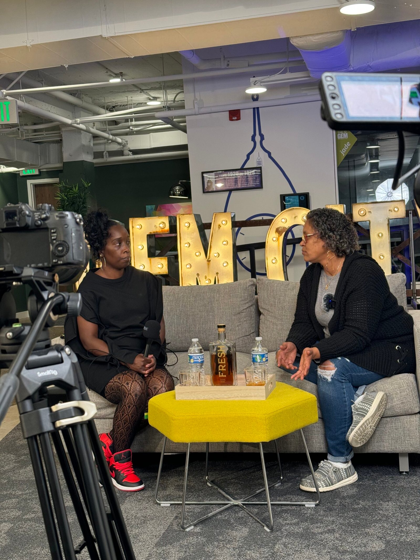 Behind the scenes of an AmeriFilms livestream
