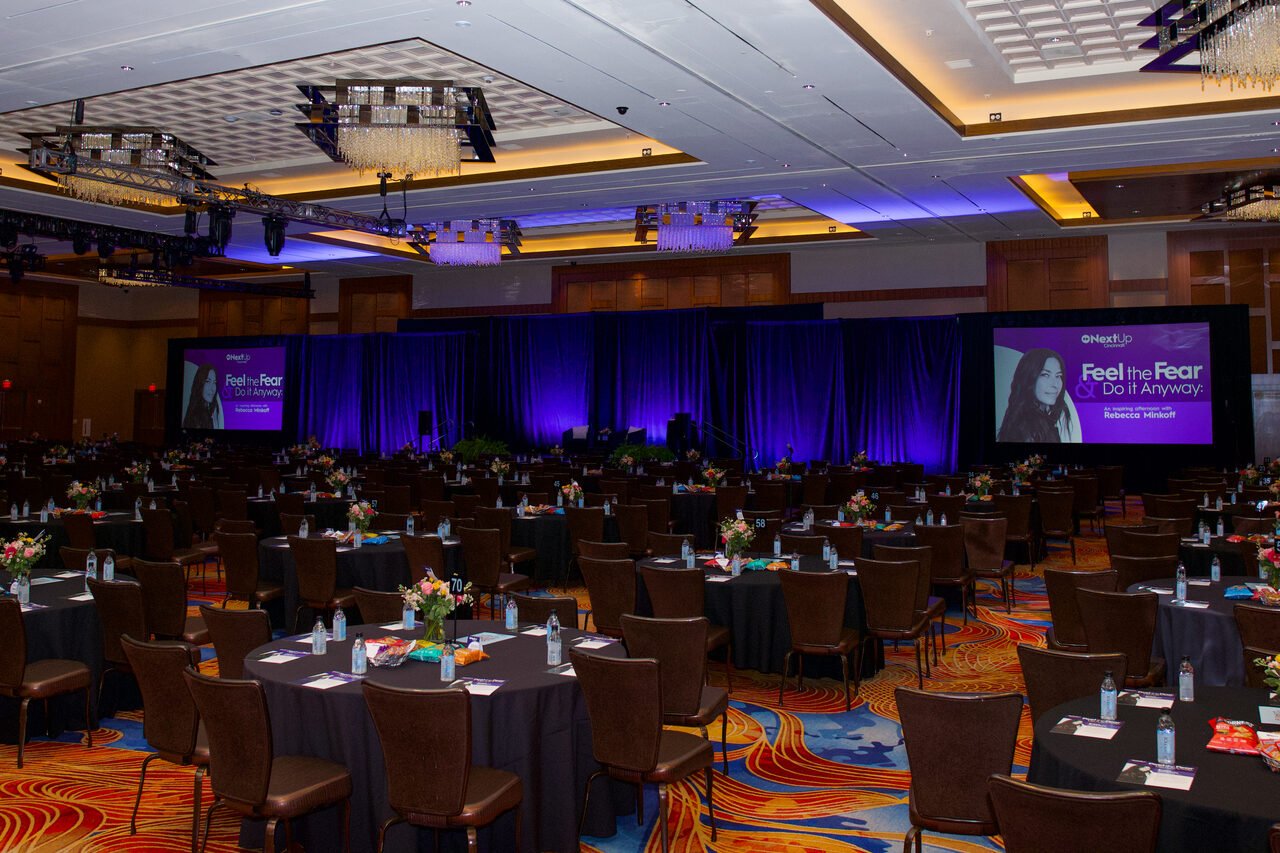 The NextUp Cincinnati Fall Premier ballroom